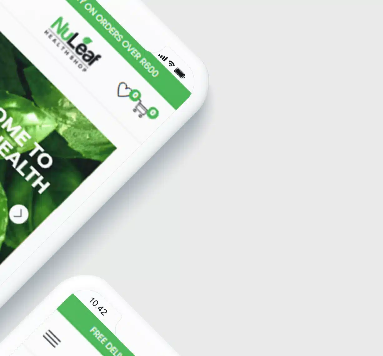 About our web design company Mondli Solutions website displayed on a Smartphone